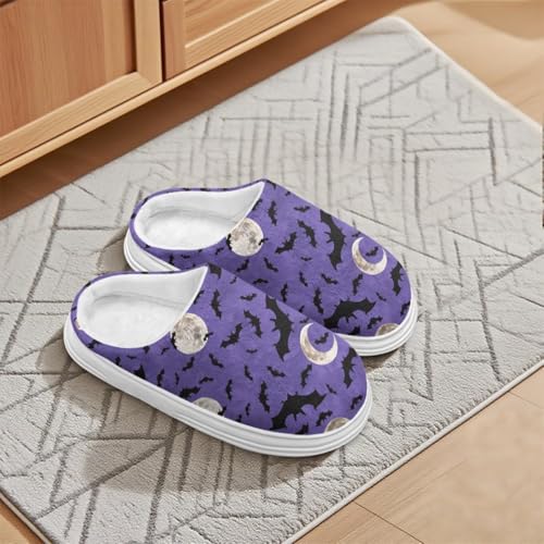 Plush Slippers for Women Men Anti-slip Soft Sole House Shoes,Winter Unisex-Adult4