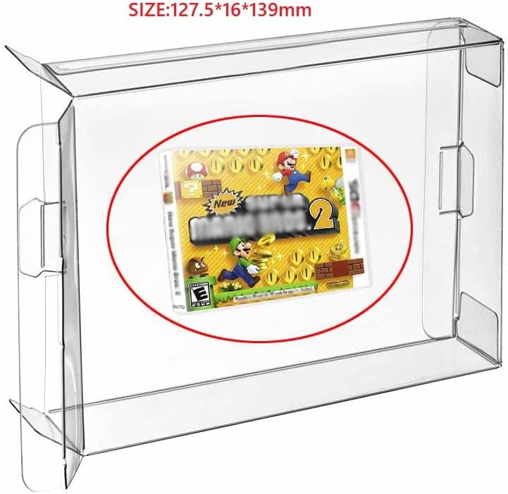Miniatura 6 de CHILDMORY 10 unids caja protectora transparente pantalla manga protector para 3DS juegos cartucho caja