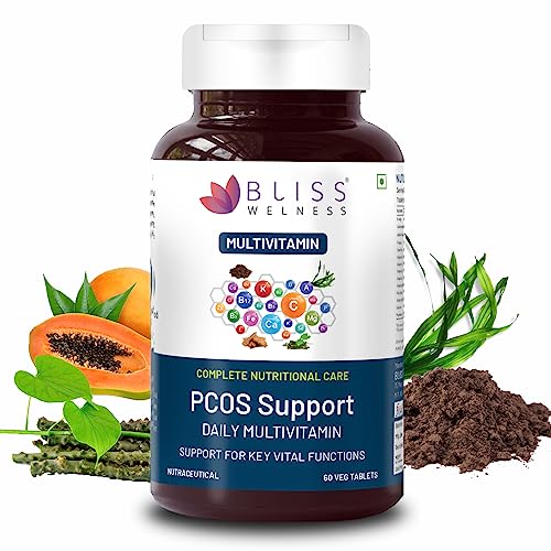 Bliss Welness VitaBliss Women’s PCOS Multivitamin | With Vitamin ...
