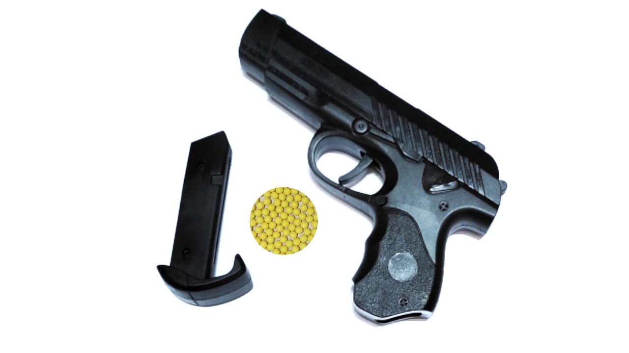 Pistol 2027 Plastic Toy Gun with 8 Round 6 mm Plastic 50-60 BB Bullets, Black (B0BYJPDNL5) Amazon Price History, Amazon Price Tracker