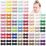 yoyokid 100PCS Baby Girls Snap Hair Clips, 1.2