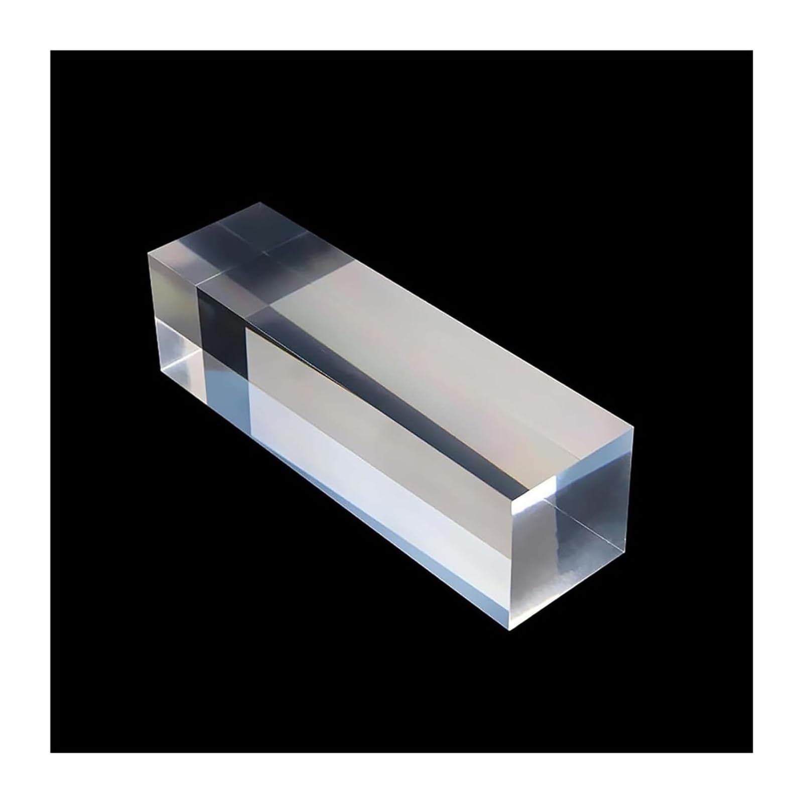 LQZAXSRDR Clear Acrylic Display Block, Acrylic Display Block And Square Cube Stand Clear Solid Polished 9-30cm(10cm)