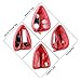 Travel Universal Organizer Bag / Electronics Accessories Case Packing Storage Bag, Multifunctional Shockproof Makeup Pouch, Gadget Bag, Data Cable Travel Case With Mesh Handbag Handbag (Size M, Red)