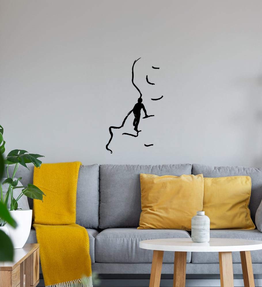 de Sticker mural Motif montagne 45 x 76 cm