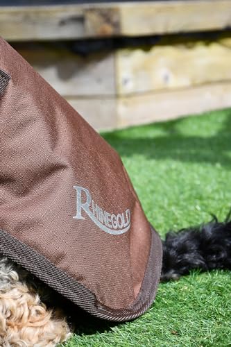 Rhinegold Hundemantel, wasserdicht, 55 cm, Braun