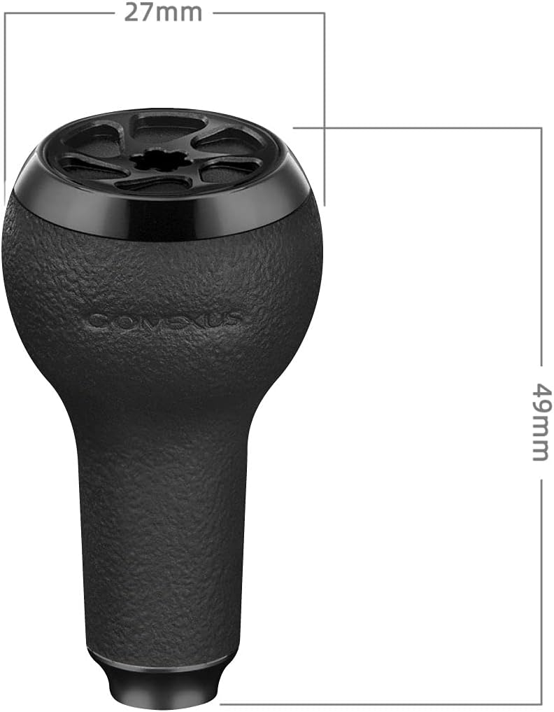 Amazon ゴメクサス Touch 27mm リール ハンドルノブ Tpe製 シマノa ダイワs ベイトリール スピニングリール共用 バス釣り 耐久 エコ Gomexus スピニングリールパーツ