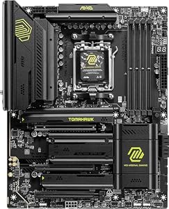 MSI MAG X870 Tomahawk WiFi Gaming Motherboard (AMD Ryzen 9000/8000/7000 Series Processors, AM5, DDR5, PCIe 5.0, M.2 Gen5, SATA 6Gb/s, USB 40Gbps, HDMI/DP, Wi-Fi 7, Bluetooth 5.4, 5Gbps LAN, ATX) — photo 2 of 5
