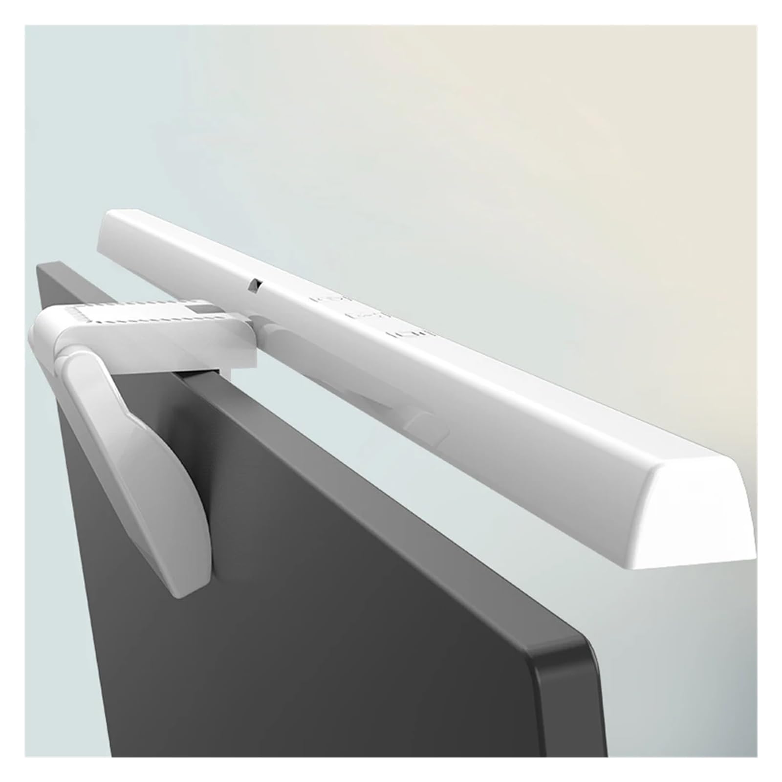 Luce for schermo di computer, lampada a LED con attenuazione continua for monitor, luce lettura USB, a clip for protezione degli occhi per l'arte della parete(White)
