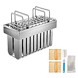 ❤ Material: acero inoxidable 304 de calidad alimentaria, duradero, no pegajoso y fácil de desmoldar.