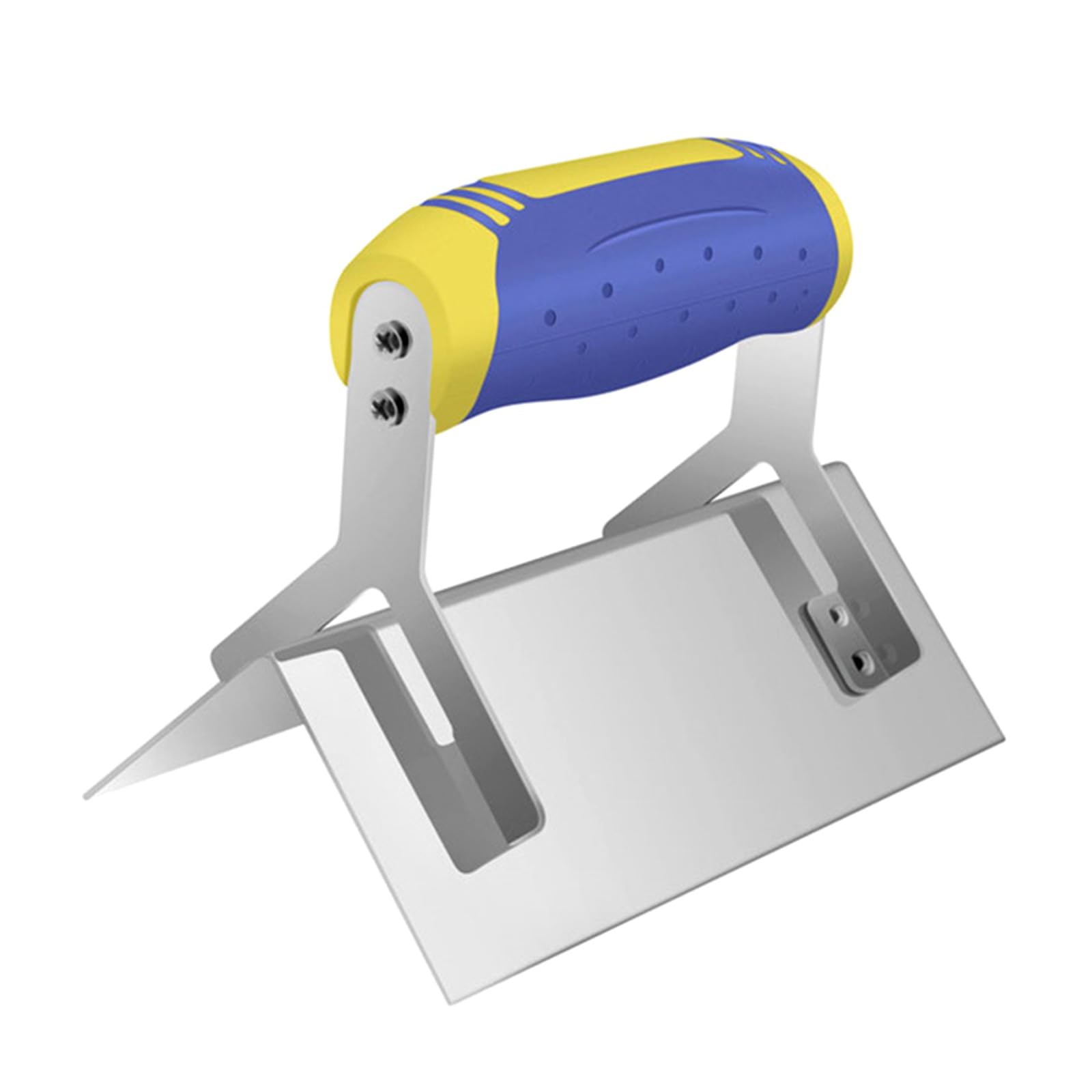 Corner Trowel Stainless Steel with Grip Handle Professional Plastering Wall for Mudding Drywalls Scraping Drywalls Scraping Tool