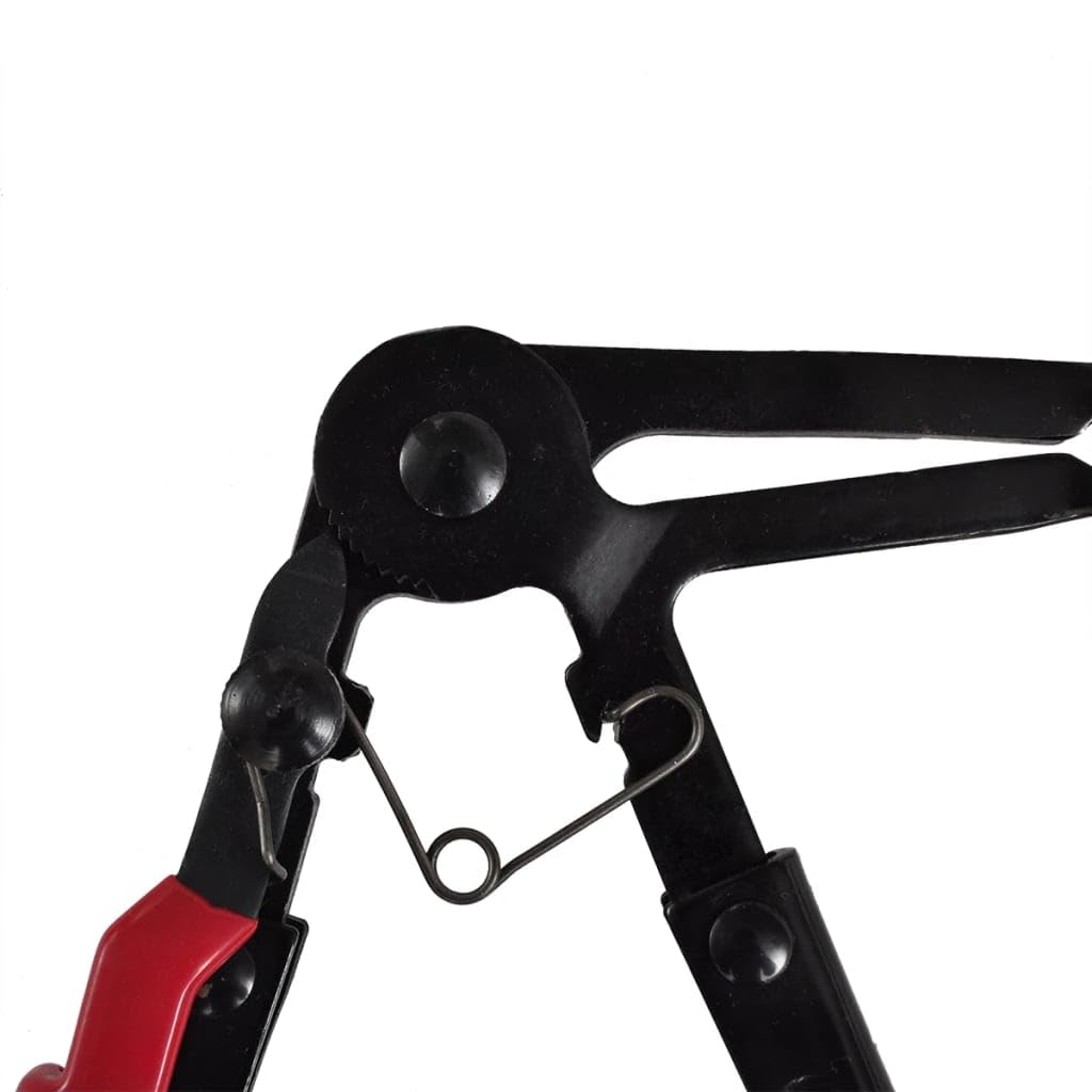 Alicates de abrazadera de manguera con mango ajustable y eje de alambre flexible para mangueras de agua y tuberías de 18 – 54 mm, profesional, artesanía, taller, hogar, kit de reparación
