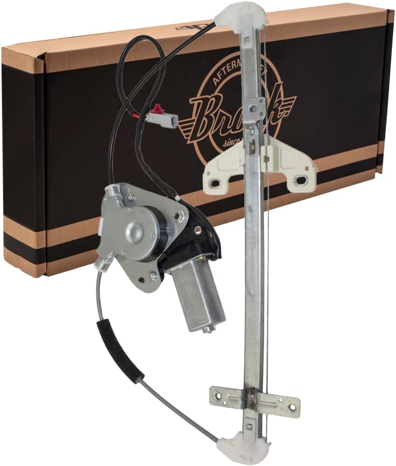 Window Regulator w/Motor for 2001-2005 Civic Sedan Rear 72750S5AJ03 Left HO1550103