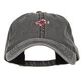 Mini Classic Car Embroidered Washed Cap - Black OSFM