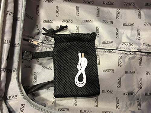 Dukap Intely 20 Inch Hardside Carry-On Luggage With Integrated Usb Port And Spinner Wheel, Travel Suitcase With Tsa Combination Lock And Ergonomic Gel Handle, Blue #TOP6