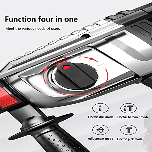 Bohrhammer, 33cm*10cm*23cm, schwarz, 240V, für Heimwerker-DIY-Projekt – Bild 4