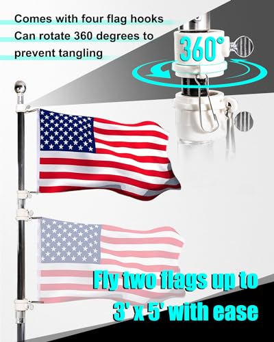 Dnshorix LTQGZJ-00 Telescoping Flagpole thumb #2