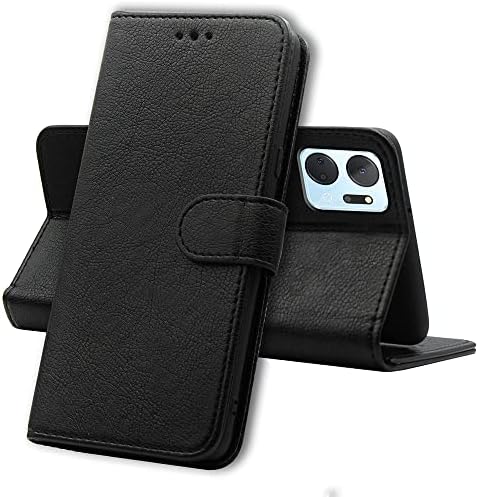 Housse Flip Cover Pour Huawei/Honor - Cuir Synthétique - Charge Sans Fil Qi - Neuf