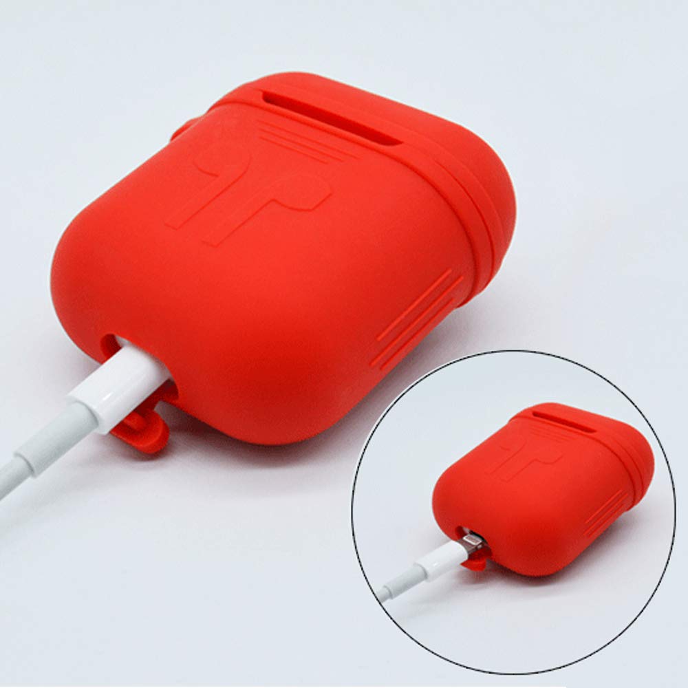 Apple - マッサーApple純正 AirPods　シリコンカバー・ストラップ付 Amazon | Apple AirPods ケース シリコンカバー ネック