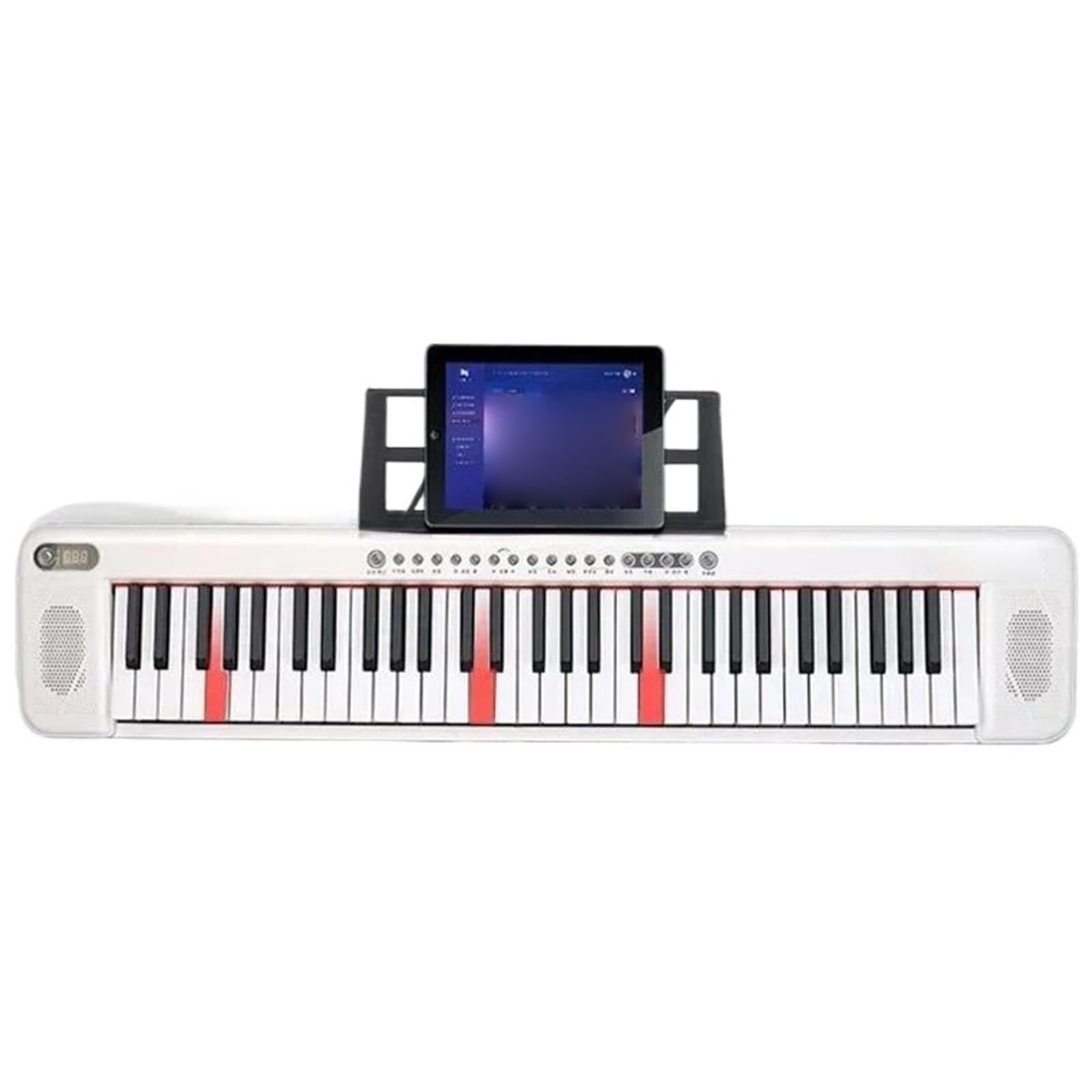 Pianino Elektroniczne 61 Klawiszowe Pianino Elektroniczne Przenośne Dla Początkujących Profesjonalne Inteligentne Instrumenty Klawiszowe(Type3)
