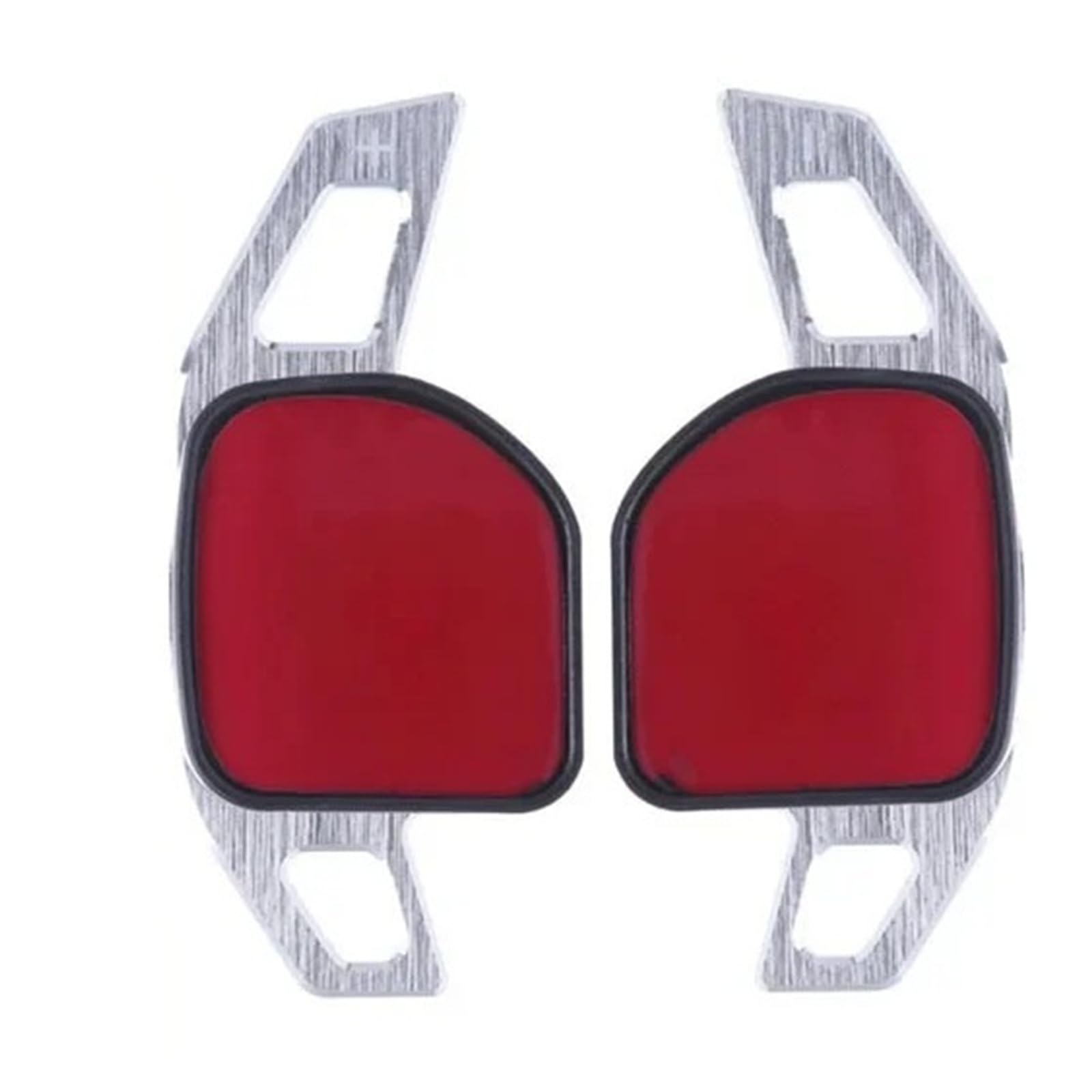 Xxiucj Silver Car Paddle Shifter Extensions For A1 For A3 For A4 For A5 For A6 For A7 For A8 For Q5 For Q7 For Tt For R8 2012 Car Steering Wheel Shift Paddles(Silver)
