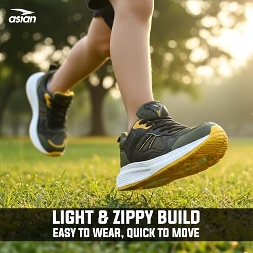 Image of ASIAN Adventure-52 Kids Shoes | Lightweight Sporty Kicks, Breathable Running Shoes, Secure Fit with Memory Foam Technology, Durable Grip Outsole | Stylish Sports Shoes for Boys & Girls