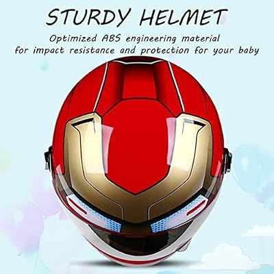 DOT Approved Kids Full Face Helmet, Boys Girls Cute Motorcycle Helmet Youth Four-Wheel Kart Skateboard Bike Helmet Scooter ATV Moped Cool Children Toddler Balancing Car Winter Helmet