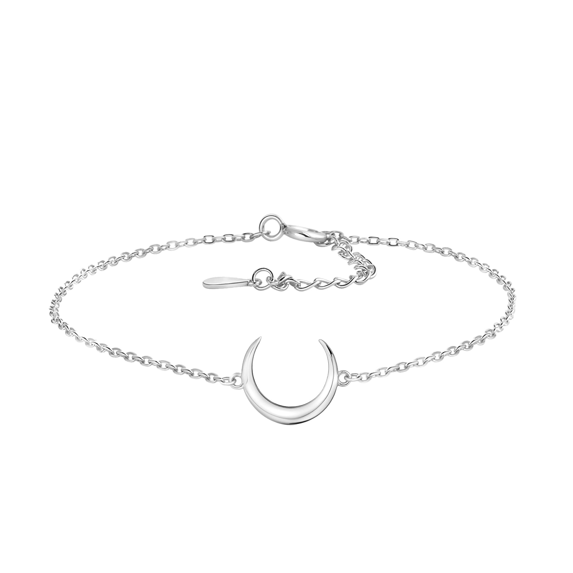 Sofia Milani - Damen Armband 925 Silber - Mond Anhänger - 30220