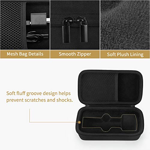 Fromsky Hard Case for Manscaped Lawn Mower 3.0 Electric Trimmer Manscaping Groin Hair Male Razor Body Men, Travel Case Protective Cover Storage Bag Pocket
