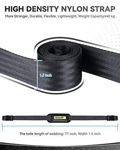 Wildken Scooter Shoulder Strap, 71-Inch Carrying Scooter With Adjustable Carrying Strap And Extra-Thick Anti-Slip Shoulder, Scooter Strap For Electric Scooter #TOP1