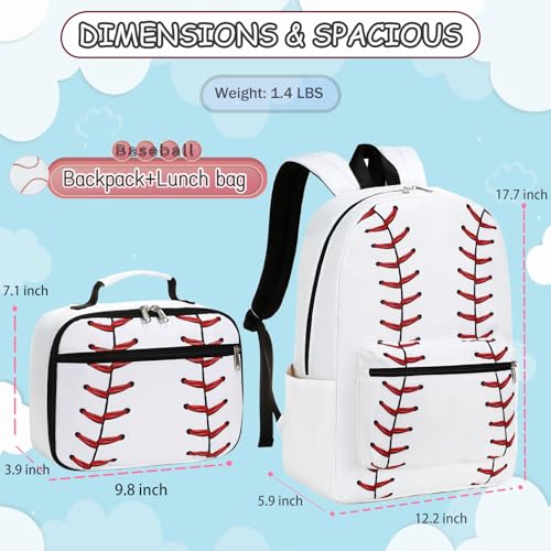 Auivty School Backpack For Girls Boys, Teens Girl Bookbag With Lunch Box Set Kids Backpack Elementary Middle School Bag thumb #2