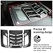 LitMiRaCle Rear Window Louvers for Chevrolet Camaro, External Accessories Sun Shade Windshield Cover Compatible with Chevy Camaro 2016 2017 2018 2019 2020 2021 2022, Carbon Fiber