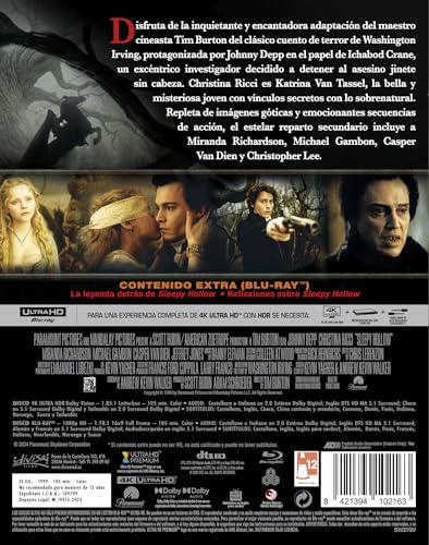 Sleepy Hollow 4K evita la mala compresión de internet con este Blu-ray 3