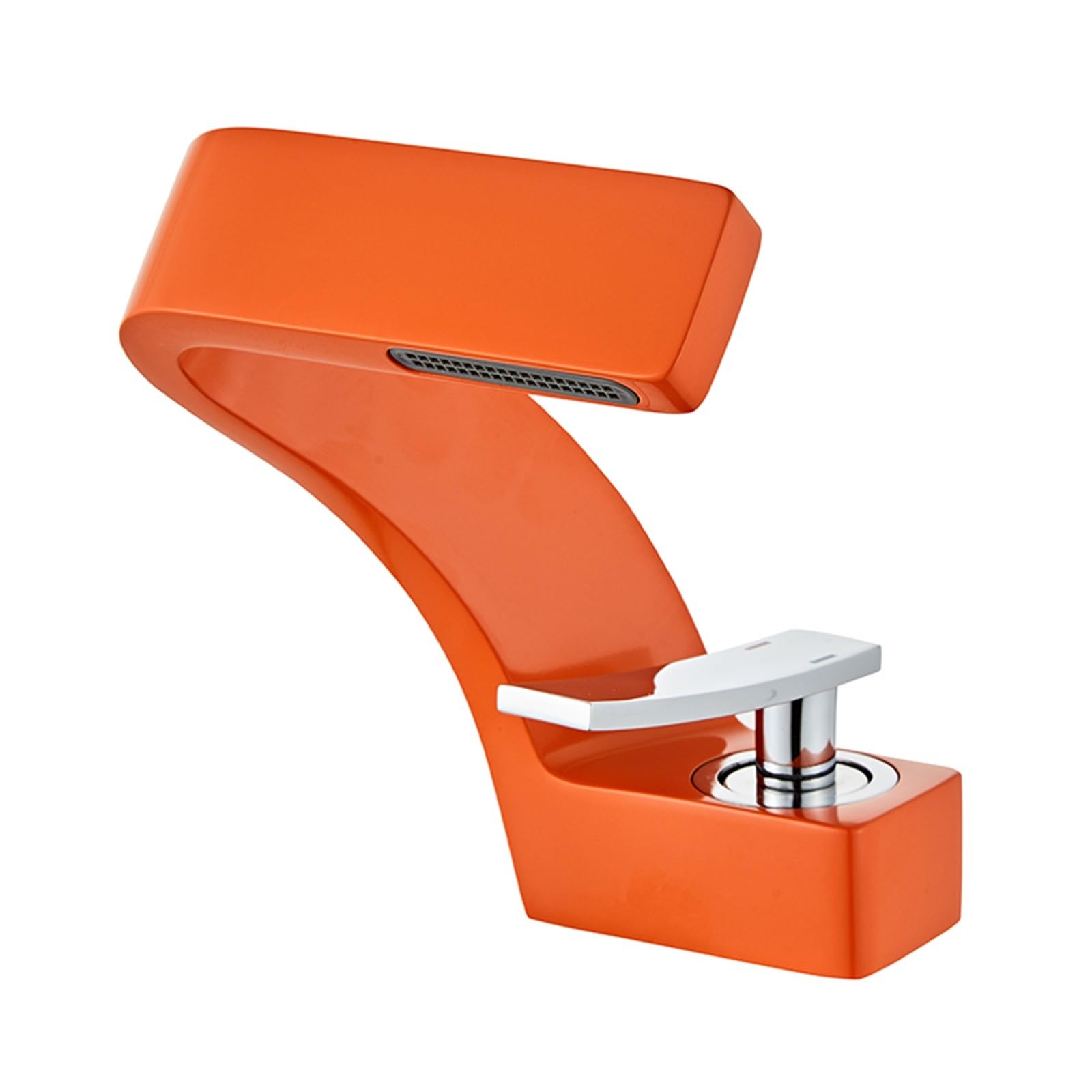 Basin Faucets Black Bathroom Deck Mounted Basin Faucet Single Hole Sink Tap Hot and Cold Water Mitigeur Salle De Bain Mixer(Color-6)