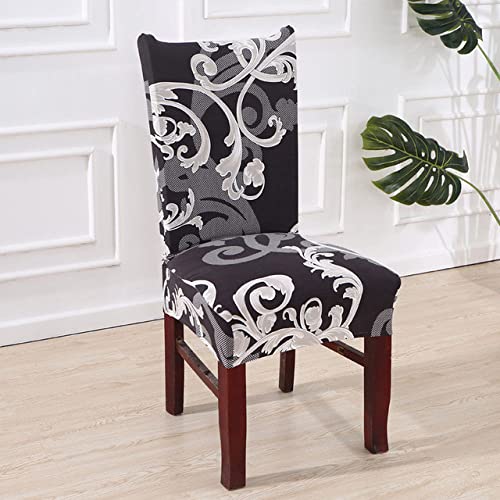 Housse de chaise extensible blanche pour rénover et protéger vos sièges usés - 2
