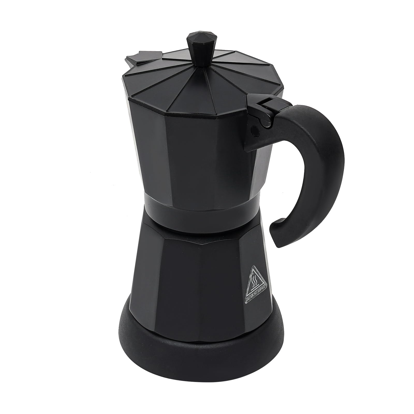 Macchina da caffè elettrica da 300 ml, caffettiera per caffè espresso con spegnimento automatico e funzione di cottura a pressione per 6 tazze, lavabile in lavastoviglie e a prova di perdite