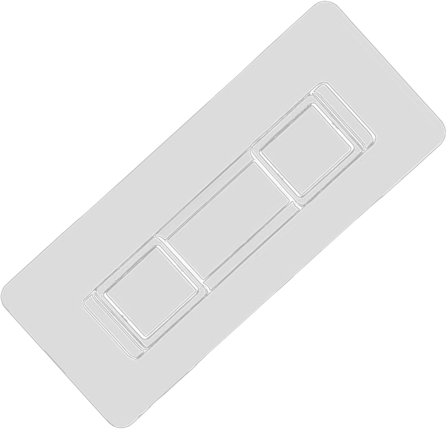 6Pcs Shower Caddy Adhesive Replacement, Resin Shower Caddy Stickers, Strong Stickers Showers Shelves for 3.7 to 3.9in Bathroom Tissue, Soap, Toothbrush Box Hanging Mouths