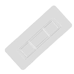 Yuecoom Shower Caddy Adhesive Hooks 6PCS No Drilling Shower Shelf Adhesive Replacement Patch Clip Rack Adhesive Shower Shelves