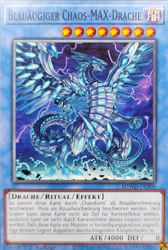 SDWD-DE009 - Blauäugiger Chaos-MAX-Drache - Common - 1.Auflage - Deutsch - Structure Deck: Blue-Eyes White Destiny - mit MZTCG Versandschutz - Yugioh