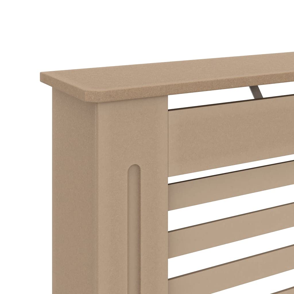 FIRBNUS 172x19x81.5 cm HeizköRperverkleidung HeizköRper Heizungsverkleidung HeizköRperabdeckung LamellentüR Heizungsrohr Verkleidung Braun