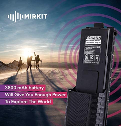 image for Baofeng BL-5 3800mAh Extended Battery Compatible with UV-5R BF-8HP UV-