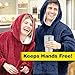 Rancross - Manta Tipo Sudadera con Capucha de algodón y Forro Polar,...