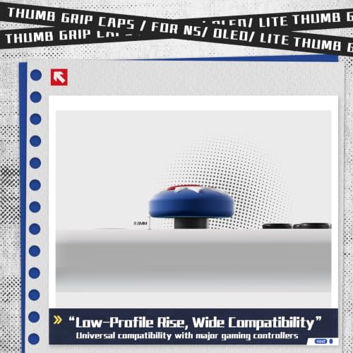 Image of GeekShare Thumb Grips Compatible with Switch /OLED /Lite, 4PCS (Punctuation)