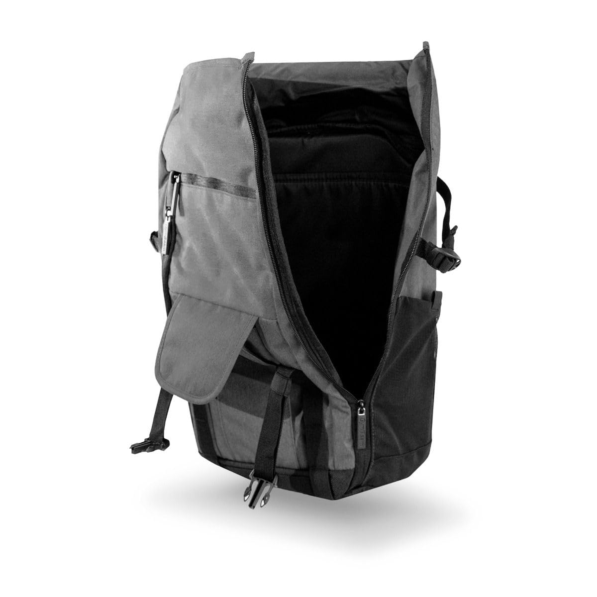 GymBeam Zaino Adventure - Zaino Multifunzionale, Zaino Grande dal Design Elegante, Superficie Impermeabile, Tasche Spaziose, Ideale come Zaino da Viaggio, Palestra ed Escursioni (Grey)