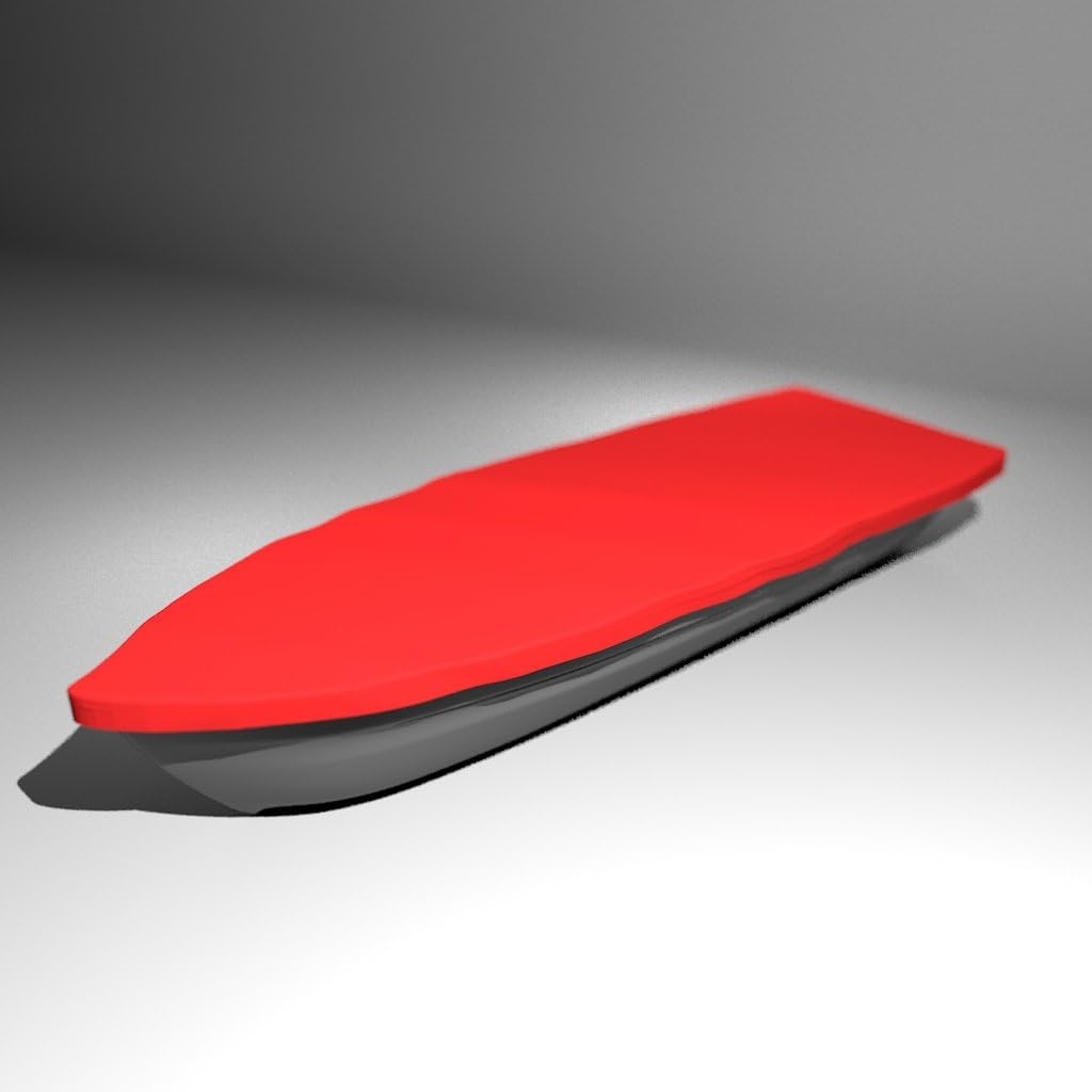 Premium Boat Boat Tarpaulin – Anka, Dinghy Row Boat – Fishing Boat & Co Tarpaulin Extremely Tear-Resistant Pioner, Terhi, Fibreglass, Bavaria, Fishman Verus (570 cm x 250 cm, Red)