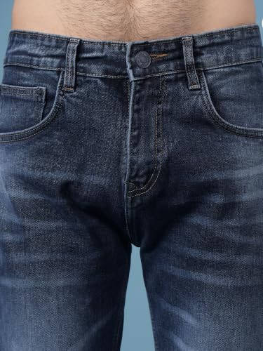 Image of Men's Bootcut Denim Pants || Men's Bell Bottom Jeans || Wide Leg Flared Jean's for Men || High Waist Stretchable Retro Fit || College Casual