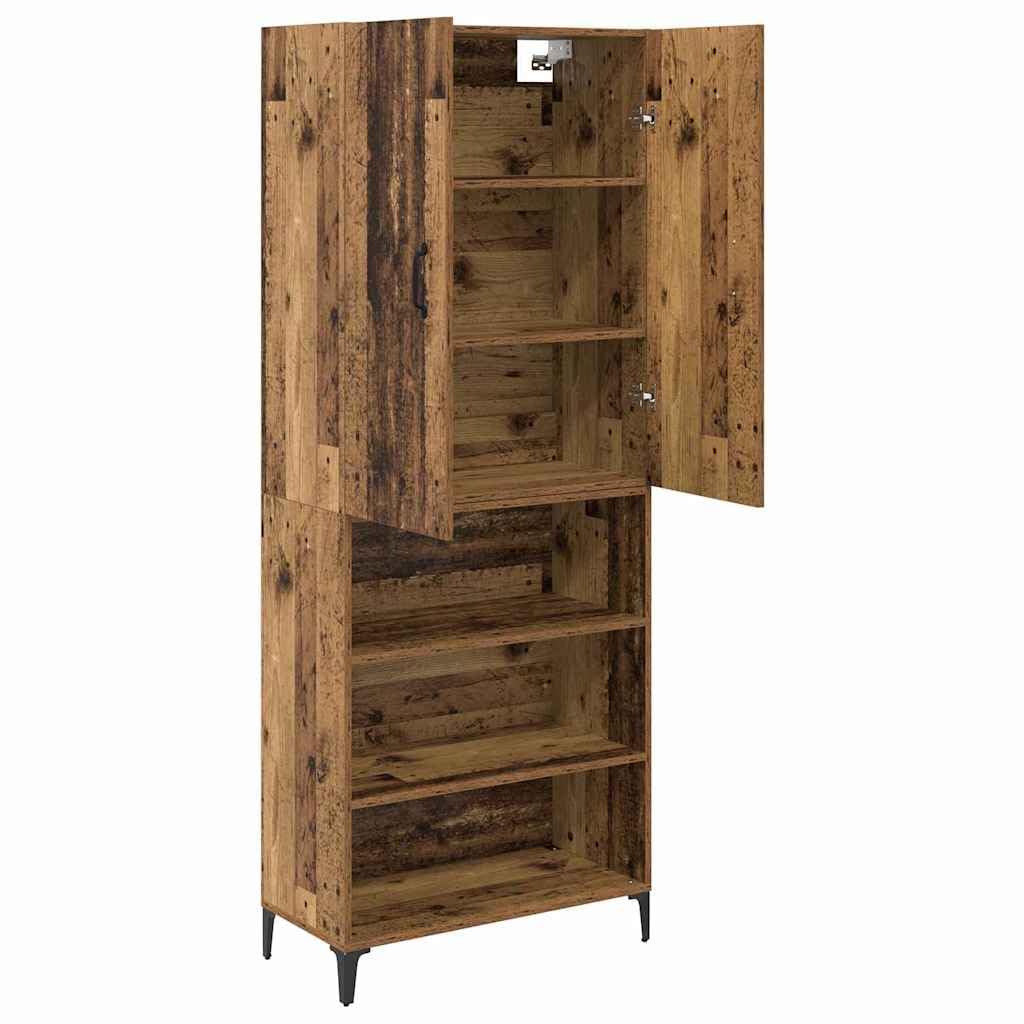 Highboard Madera 180 cm, Armario Alto 69,5 x 34 cm