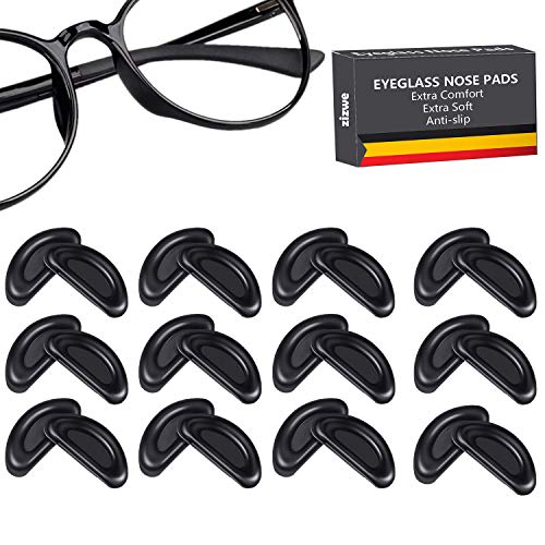 12 Paare Brille Nasenpads Silikon Cover