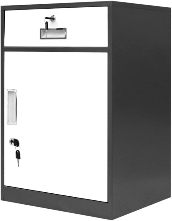 ROBDAE Home Office 2 Drawer Metal File Organizer Waterproof Steel