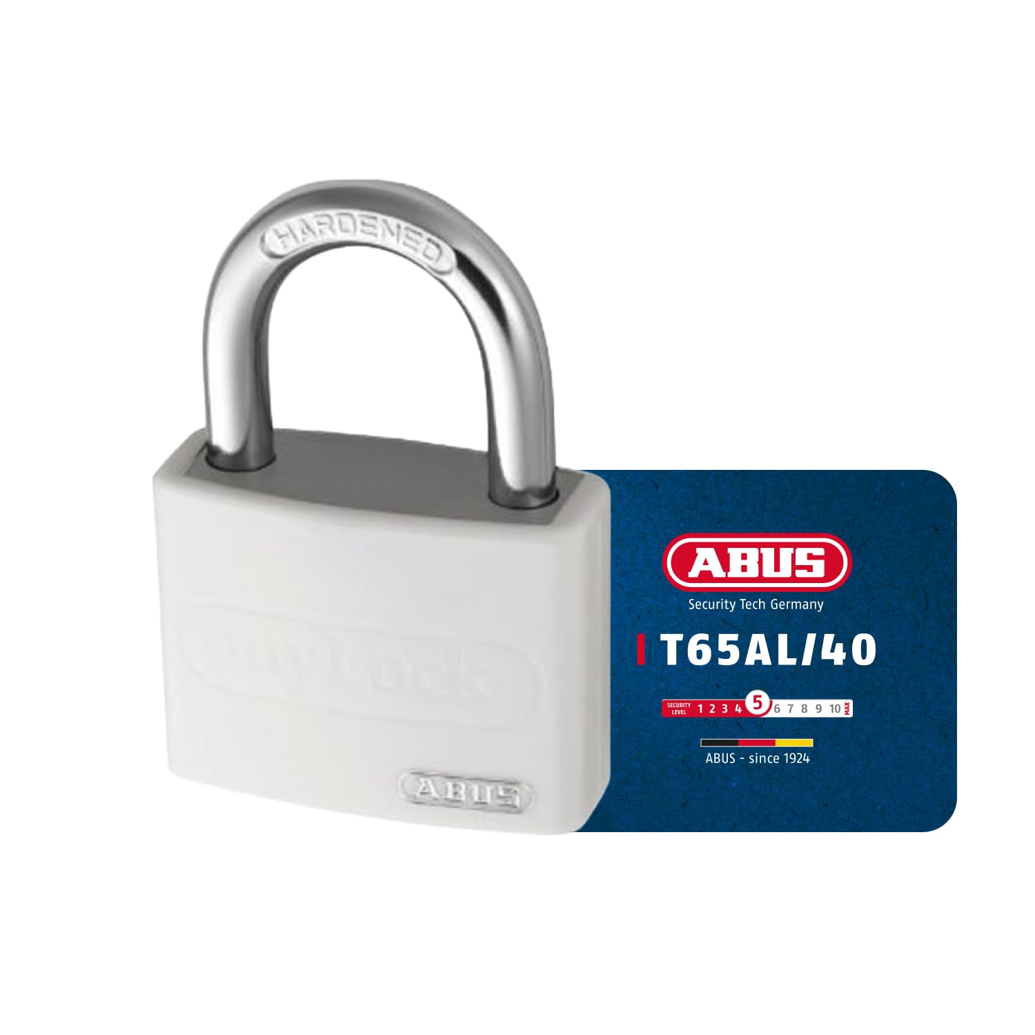 ABUS 50723 T65AL/40mm My Lock Aluminium Padlock White