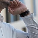YODI Watch Band Compatible with Fitbit Versa 4/ Fit bit Versa 3/ Fitbit Sense/Sense 2 Band, Soft Replacement Silicone Wristband for Women Flexible Waterproof Sport Watch Strap for Men Large (Silicone-Grey, Thin, Silicone Strap) gallery image